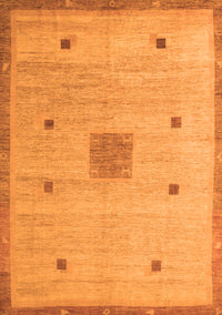 Abstract Orange Modern Rug, abs5256org