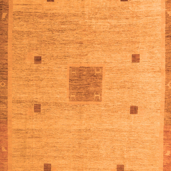 Abstract Orange Modern Rug, abs5256org