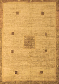 Abstract Brown Modern Rug, abs5256brn