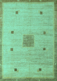 Abstract Turquoise Modern Rug, abs5256turq