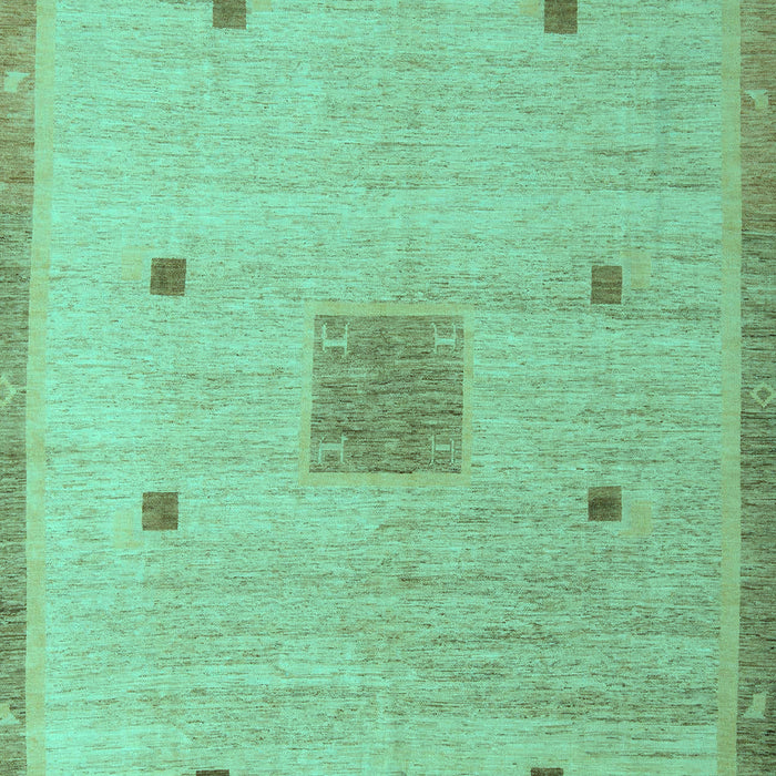 Abstract Turquoise Modern Rug, abs5256turq