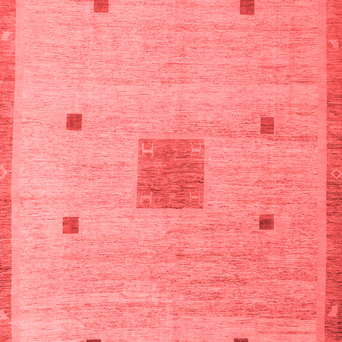 Abstract Red Modern Area Rugs