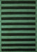 Abstract Turquoise Modern Rug, abs5257turq