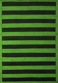 Abstract Green Modern Rug, abs5257grn