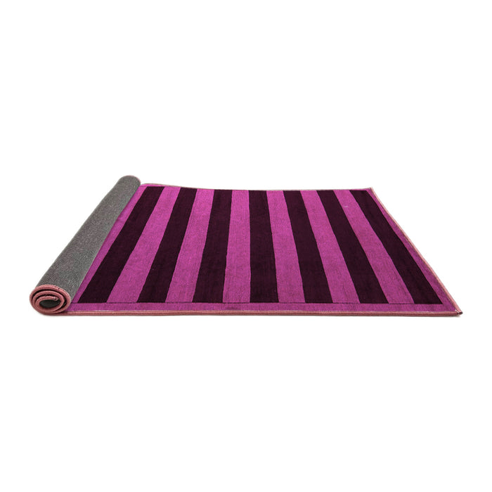 Sideview of Abstract Pink Modern Rug, abs5257pnk