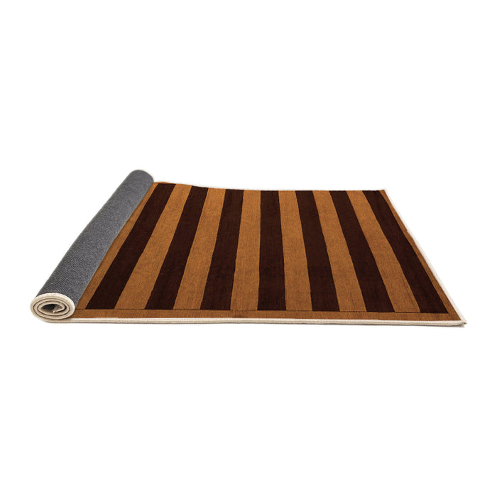 Sideview of Abstract Orange Modern Rug, abs5257org