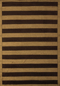 Abstract Brown Modern Rug, abs5257brn