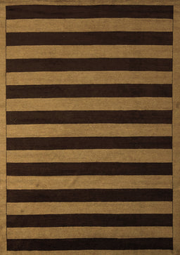 Abstract Brown Modern Rug, abs5257brn