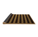 Sideview of Abstract Brown Modern Rug, abs5257brn