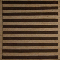 Square Abstract Light Brown Modern Rug, abs5257