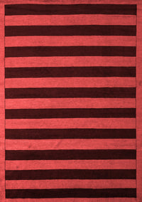 Abstract Red Modern Rug, abs5257red