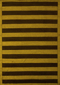 Abstract Yellow Modern Rug, abs5257yw