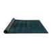 Sideview of Abstract Teal Green Modern Rug, abs5258