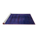 Sideview of Machine Washable Abstract Purple Modern Area Rugs, wshabs5258pur