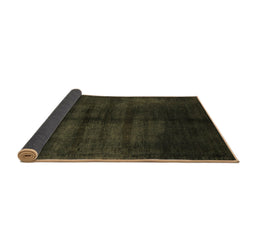 Sideview of Abstract Brown Modern Rug, abs5258brn
