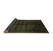 Sideview of Abstract Brown Modern Rug, abs5258brn