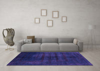 Machine Washable Abstract Purple Modern Rug, wshabs5258pur