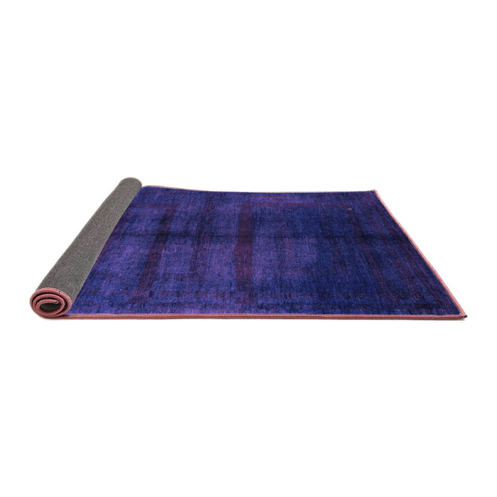 Sideview of Abstract Purple Modern Rug, abs5258pur
