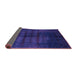 Sideview of Abstract Purple Modern Rug, abs5258pur