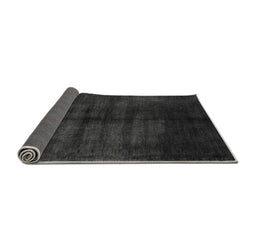 Sideview of Abstract Gray Modern Rug, abs5258gry