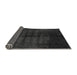 Sideview of Abstract Gray Modern Rug, abs5258gry