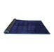 Sideview of Abstract Blue Modern Rug, abs5258blu