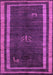 Machine Washable Abstract Purple Modern Area Rugs, wshabs5259pur