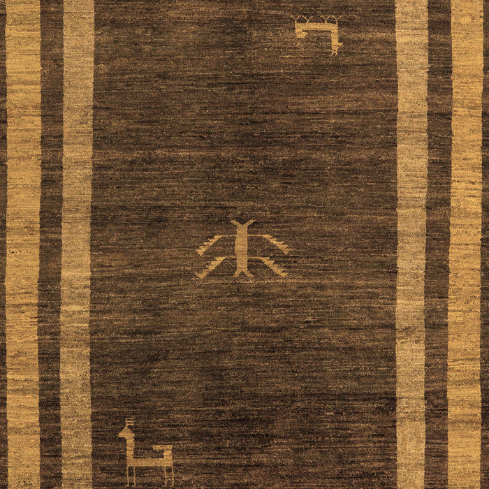 Abstract Brown Modern Rug, abs5259brn