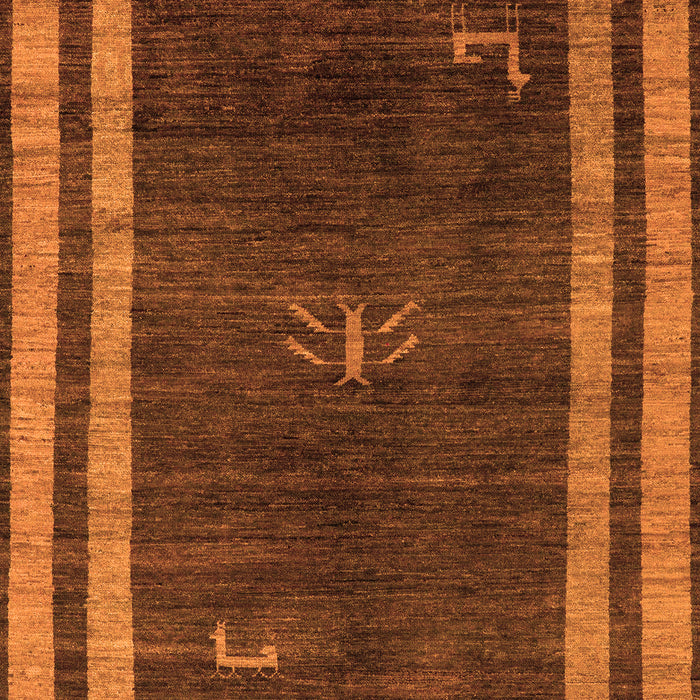 Abstract Orange Modern Rug, abs5259org