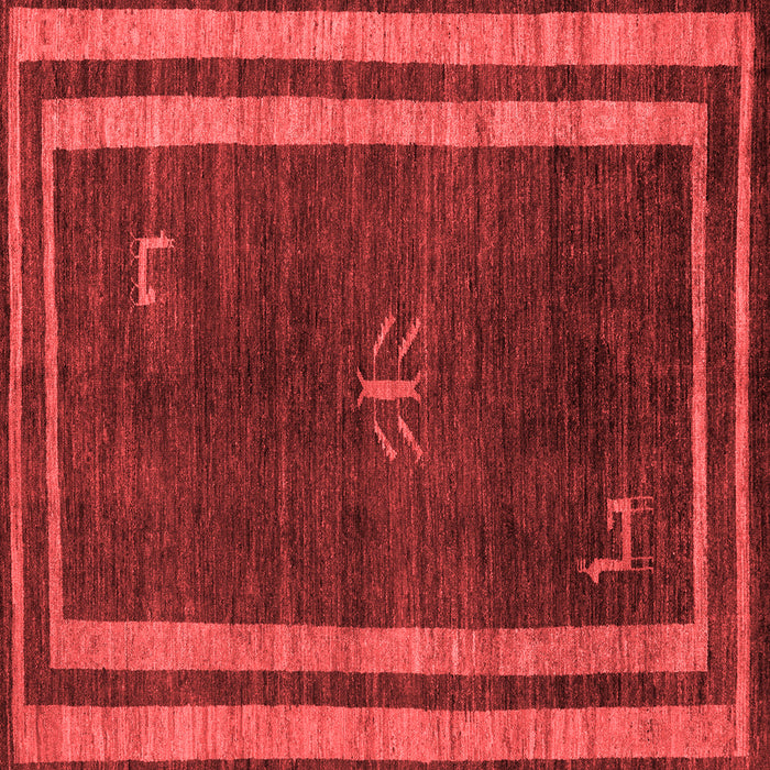 Abstract Red Modern Rug, abs5259red