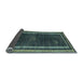 Sideview of Abstract Light Blue Modern Rug, abs5259lblu