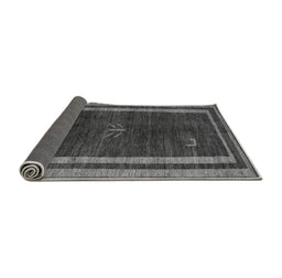 Sideview of Abstract Gray Modern Rug, abs5259gry