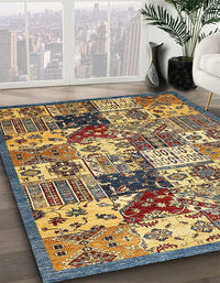 Abstract Bakers Brown Southwestern Rug, abs525