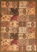 Machine Washable Southwestern Orange Country Area Rugs, wshabs525org