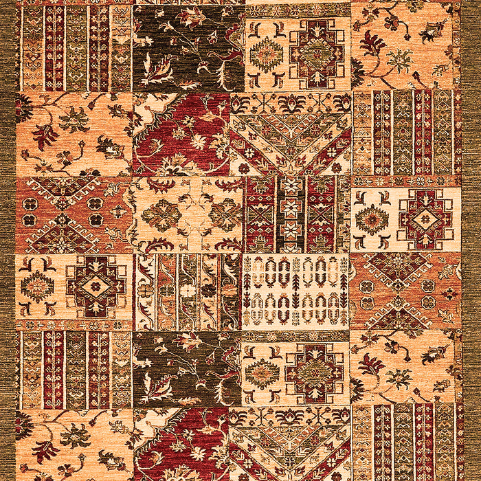 Southwestern Orange Country Rug, abs525org