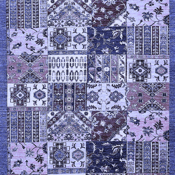 Southwestern Blue Country Rug, abs525blu