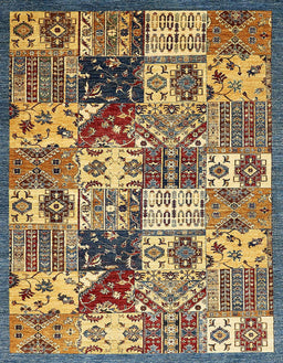 Abstract Bakers Brown Southwestern Rug, abs525