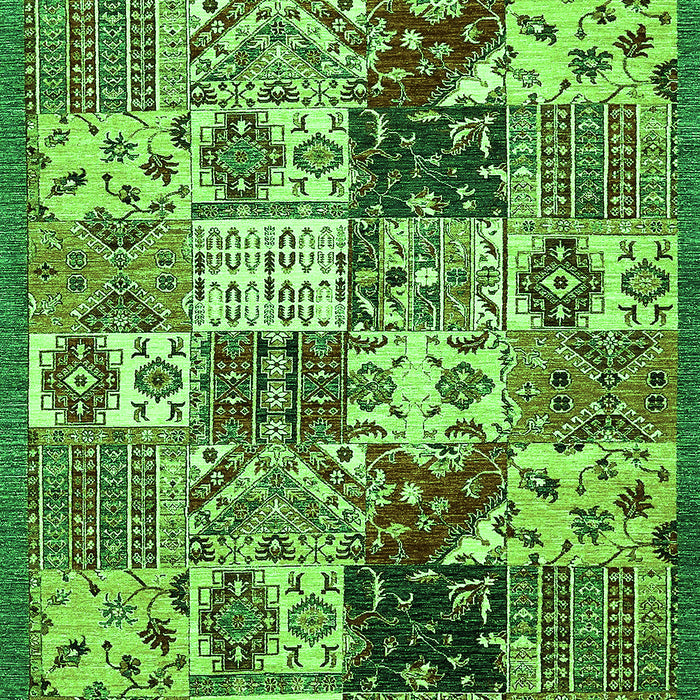 Southwestern Green Country Rug, abs525grn