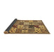 Sideview of Southwestern Brown Country Rug, abs525brn