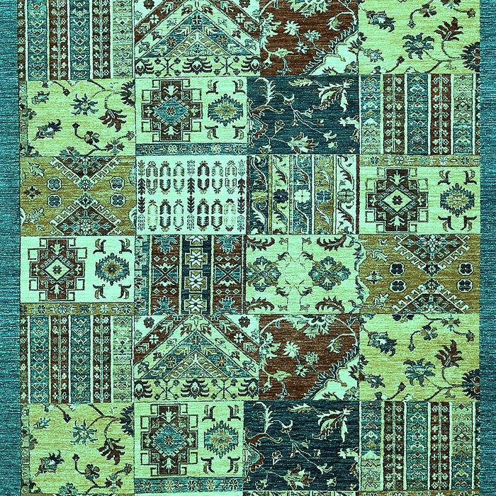 Southwestern Turquoise Country Rug, abs525turq