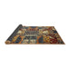 Sideview of Abstract Brown Southwestern Rug, abs526