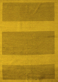 Abstract Yellow Modern Rug, abs5260yw