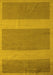 Abstract Yellow Modern Rug, abs5260yw