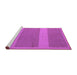 Sideview of Machine Washable Abstract Purple Modern Area Rugs, wshabs5260pur