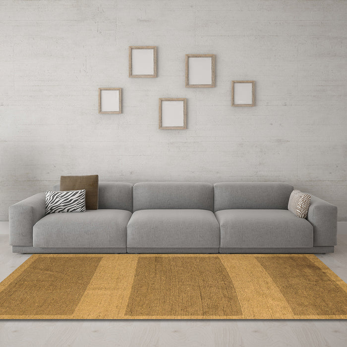 Machine Washable Abstract Brown Modern Rug in a Living Room,, wshabs5260brn