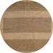 Round Abstract Light Brown Modern Rug, abs5260