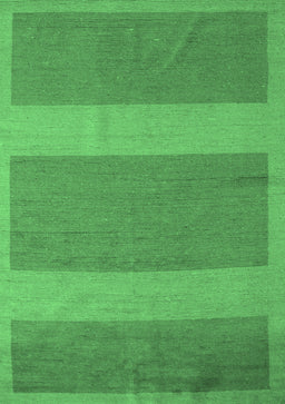 Abstract Emerald Green Modern Rug, abs5260emgrn