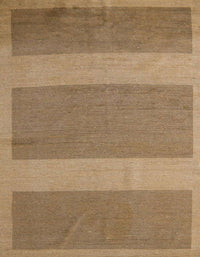 Machine Washable Abstract Light Brown Rug, wshabs5260