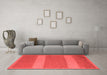 Modern Red Washable Rugs