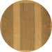 Round Abstract Brown Modern Rug, abs5260brn